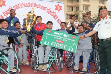 प्रथम प्रधानसेनापति ह्विलचियर बास्केटबल प्रतियोगिता सम्पन्न